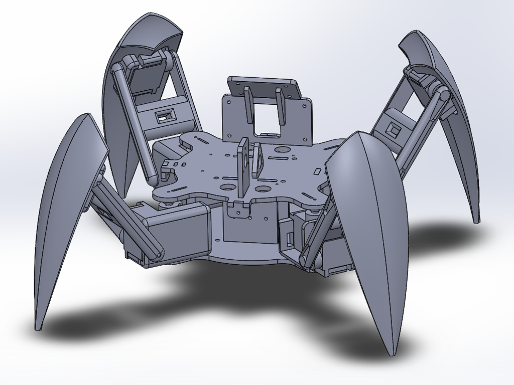 3D quadruped